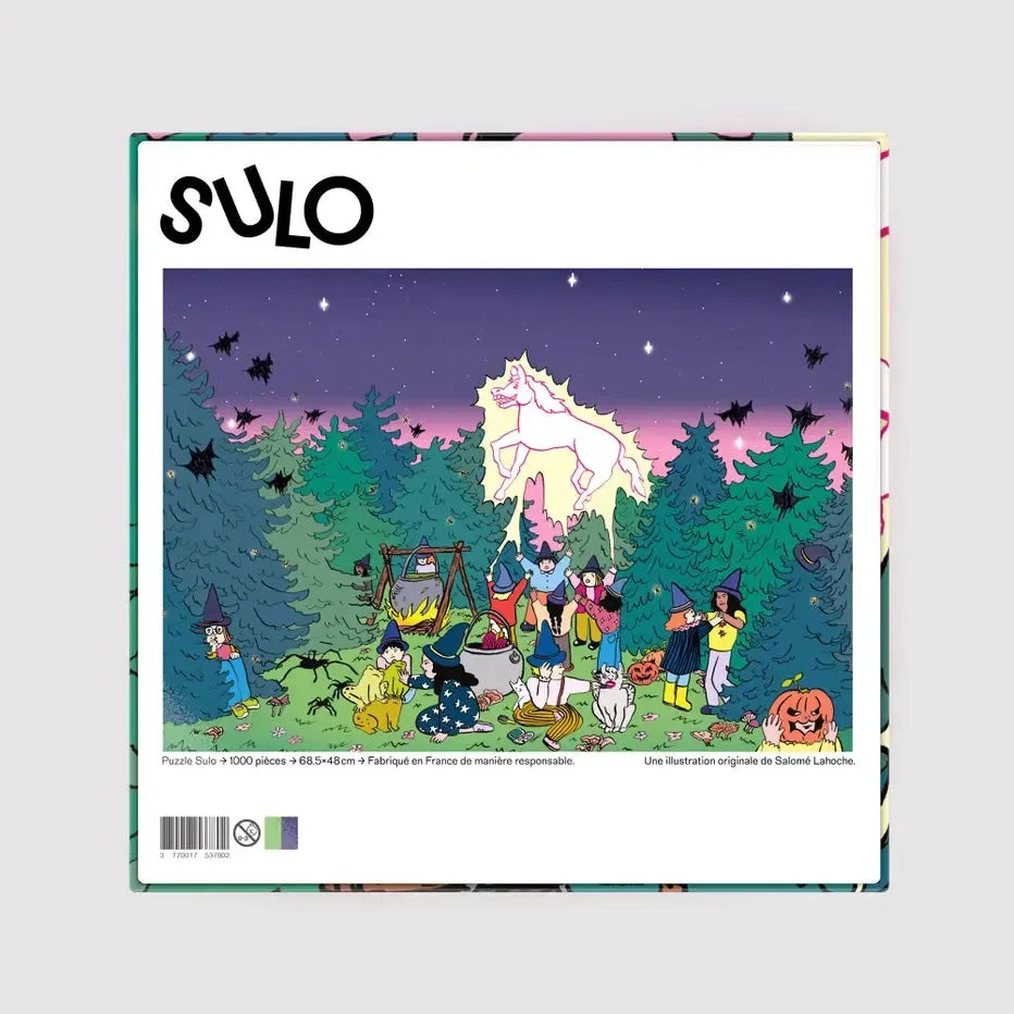 The Sabbath of the Child-Witches By Salomé Lahoce 1000 Piece Jigsaw Puzzle Sulo (ONLINE ORDER ONLY)