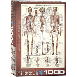 The Skeletal System 1000 Piece Jigsaw Puzzle Eurographics (ONLINE ORDER ONLY)