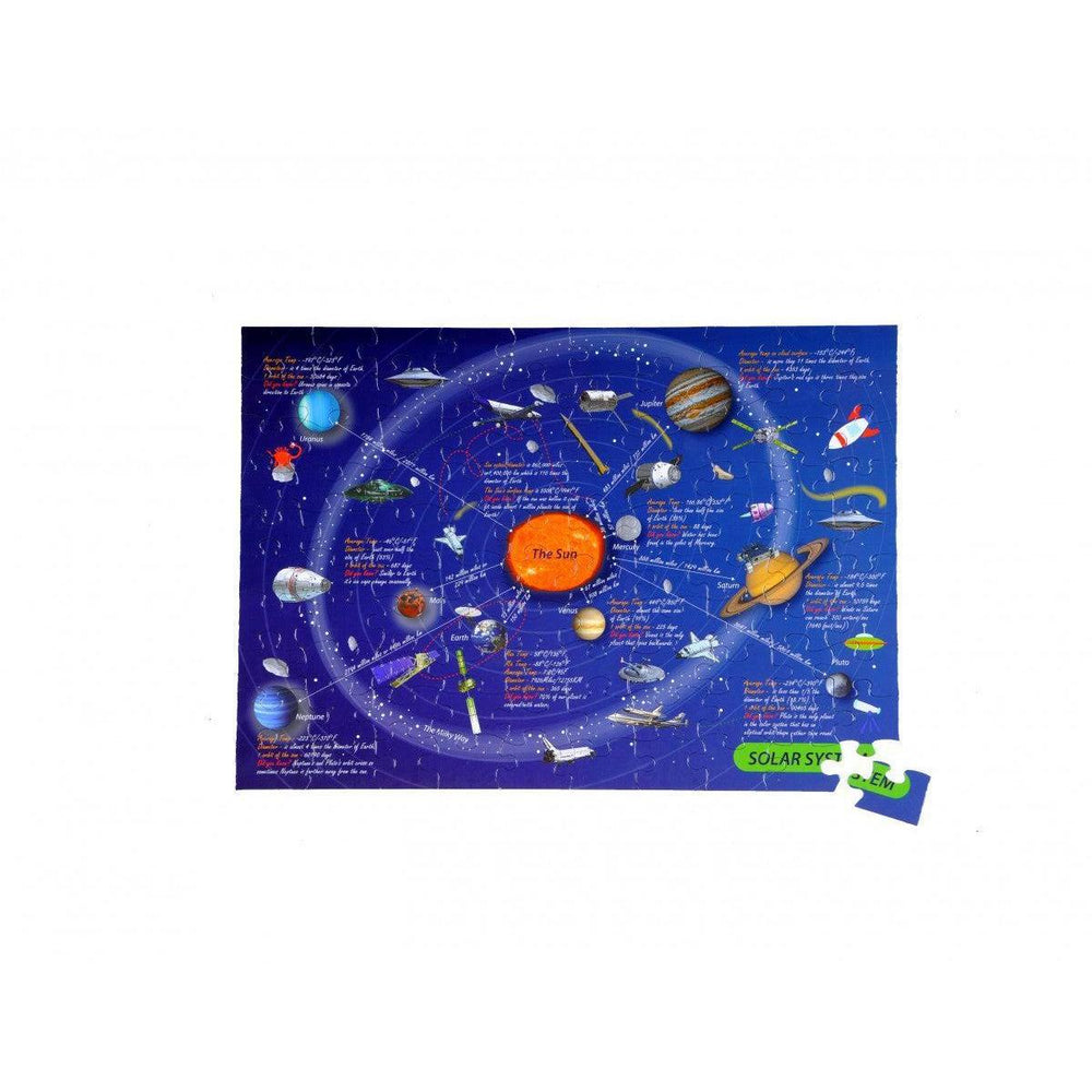 The Solar System 100 Piece Jigsaw Puzzle in Sphere Tin Purple Cow (ONLINE ORDER ONLY)