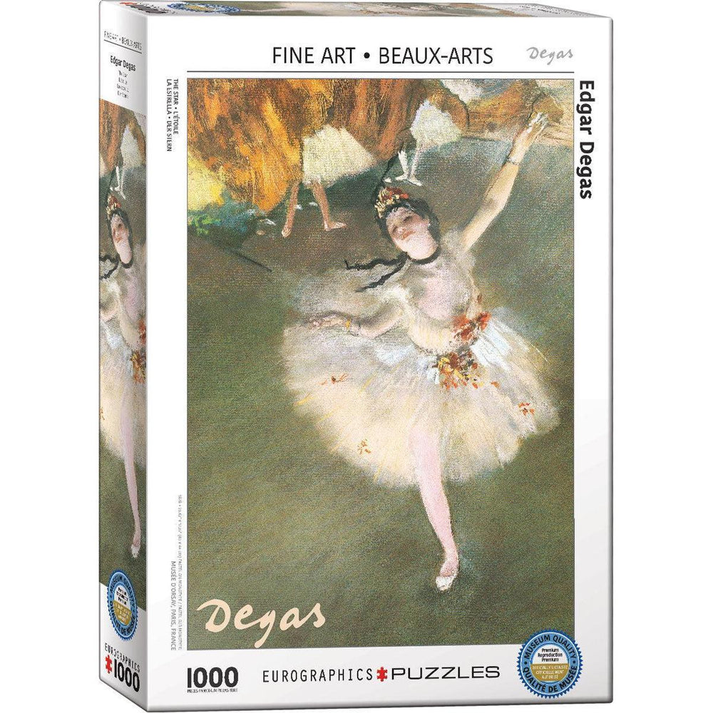 The Star by Edgar Degas 1000 Piece Jigsaw Puzzle Eurographics (ONLINE ORDER ONLY)
