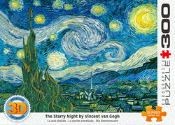 The Starry Night 300 Large Piece 3D Lenticular Jigsaw Puzzle Eurographics (ONLINE ORDER ONLY)