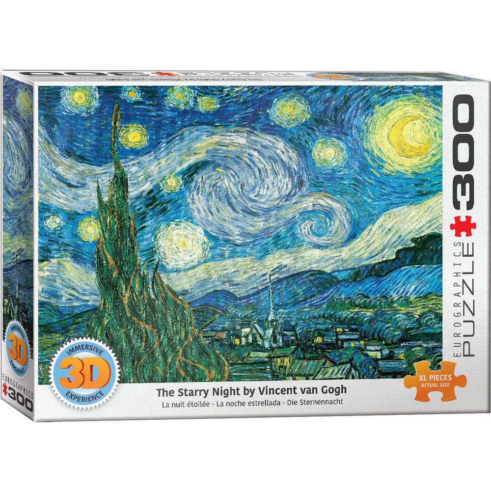 The Starry Night 300 Large Piece 3D Lenticular Jigsaw Puzzle Eurographics (ONLINE ORDER ONLY)