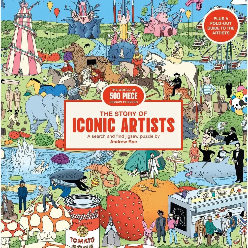 The Story of Iconic Artists 500 Piece Jigsaw Puzzle Laurence King