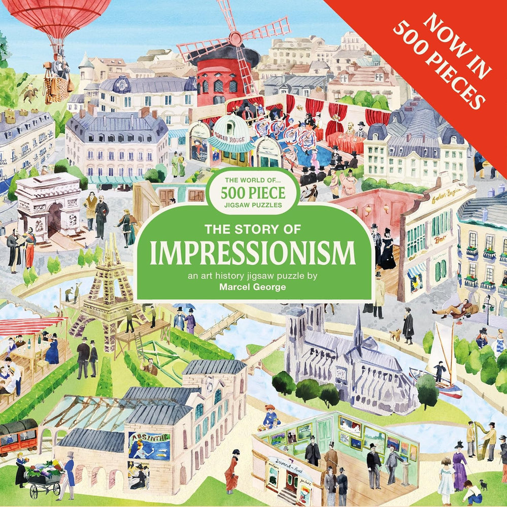 The Story of Impressionism 500 Piece Jigsaw Puzzle Laurence King (ONLINE ORDER ONLY)