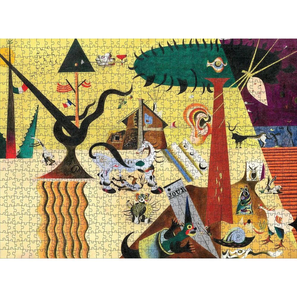 The Tilled Field by Joan Miró 1000 Piece Jigsaw Puzzle Pomegranate