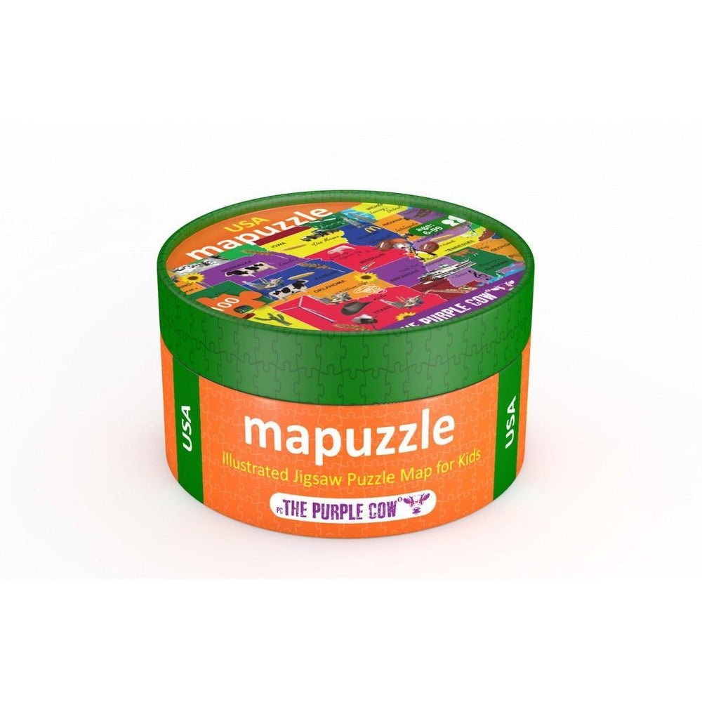 The United States of America 100 Piece Jigsaw Puzzle Purple Cow (ONLINE ORDER ONLY)