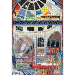 The Weather Works The Grand Hall 1000 Piece Jigsaw Puzzle Pomegranate