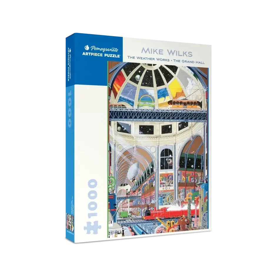 The Weather Works The Grand Hall 1000 Piece Jigsaw Puzzle Pomegranate