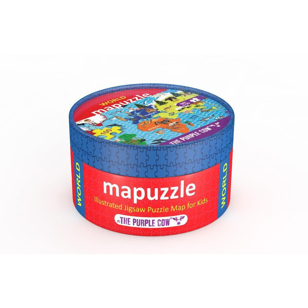 The World 100 Piece Jigsaw Puzzle Purple Cow (ONLINE ORDER ONLY)
