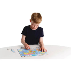 The World Map 107 Piece Tray Jigsaw Puzzle Larsen