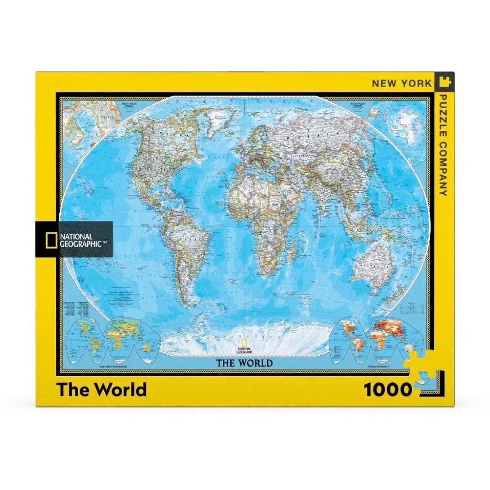 The World National Geographic 1000 Piece Jigsaw Puzzle NYPC (ONLINE ORDER ONLY)
