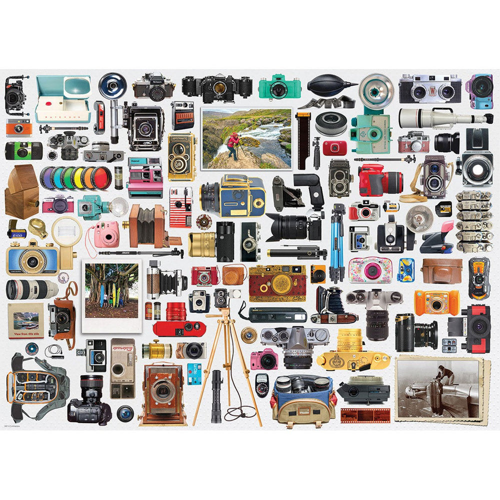 The World of Cameras 1000 Piece Jigsaw Puzzle Eurographics (ONLINE ORDER ONLY)