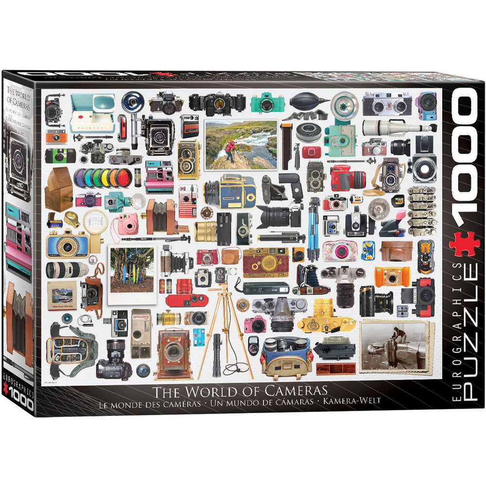 The World of Cameras 1000 Piece Jigsaw Puzzle Eurographics (ONLINE ORDER ONLY)