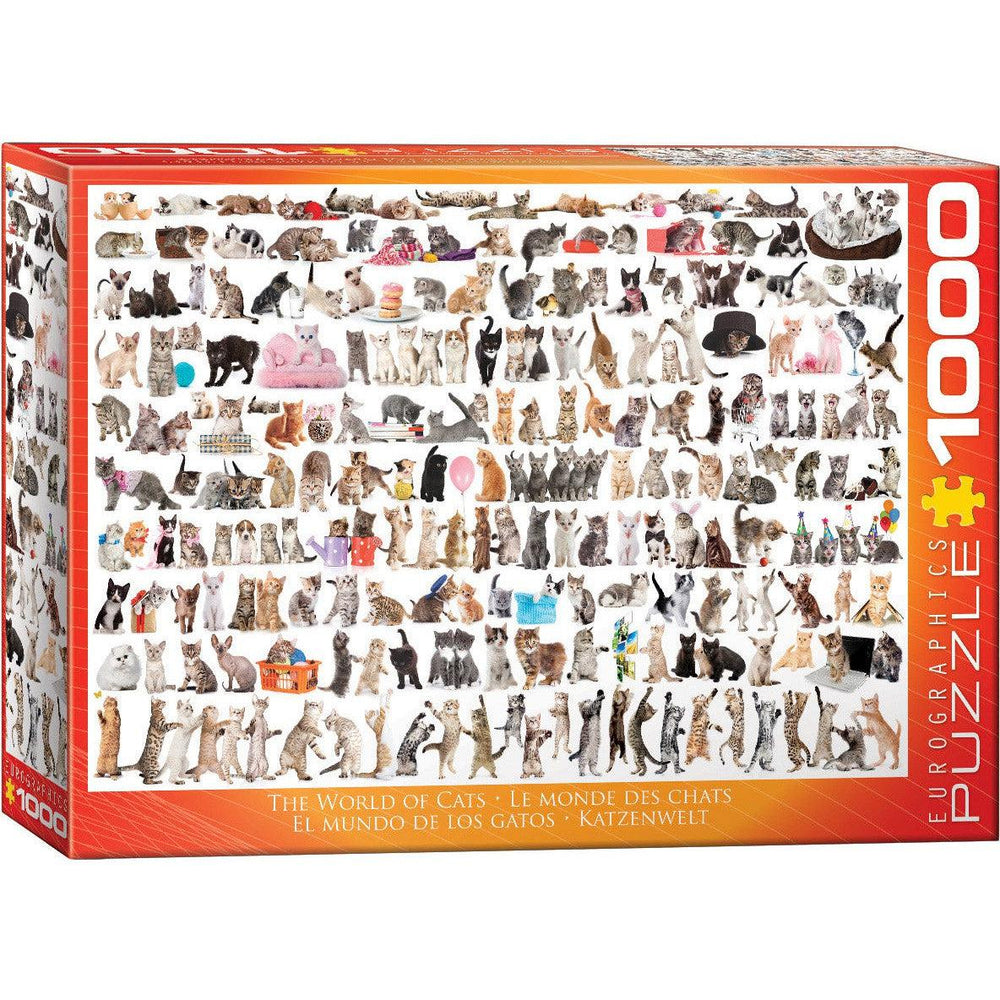 The World of Cats 1000 Piece Jigsaw Puzzle Eurographics (ONLINE ORDER ONLY)