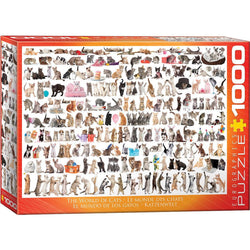The World of Cats 1000 Piece Jigsaw Puzzle Eurographics (ONLINE ORDER ONLY)
