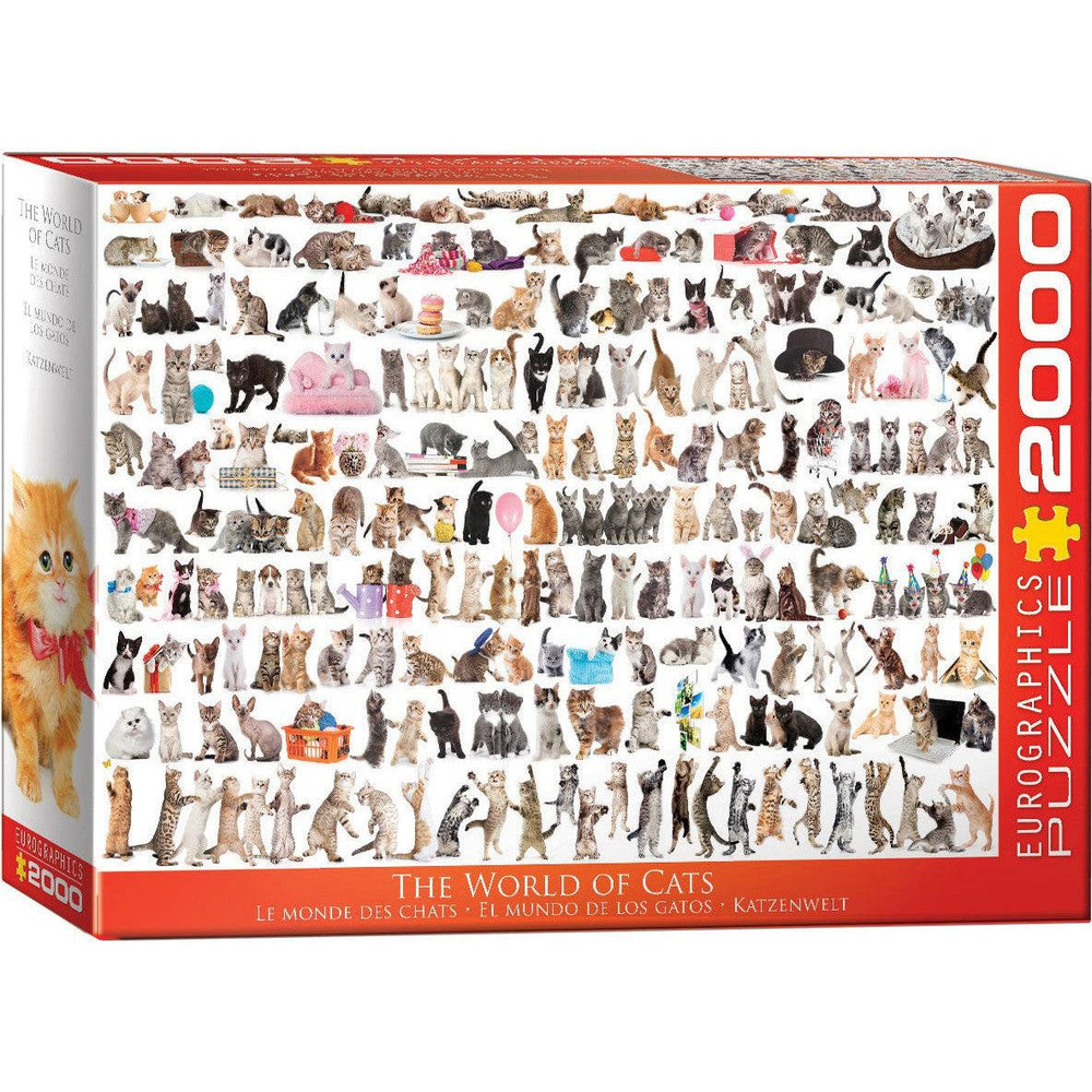 The World of Cats 2000 Piece Jigsaw Puzzle Eurographics (ONLINE ORDER ONLY)