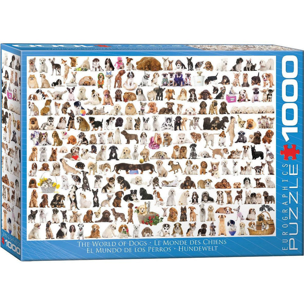 The World of Dogs 1000 Piece Jigsaw Puzzle Eurographics (ONLINE ORDER ONLY)