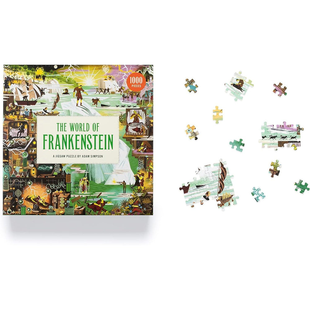 The World of Frankenstein 1000 Piece Jigsaw Puzzle Laurence King (ONLINE ORDER ONLY)