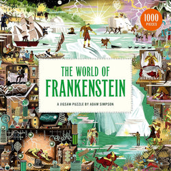 The World of Frankenstein 1000 Piece Jigsaw Puzzle Laurence King (ONLINE ORDER ONLY)