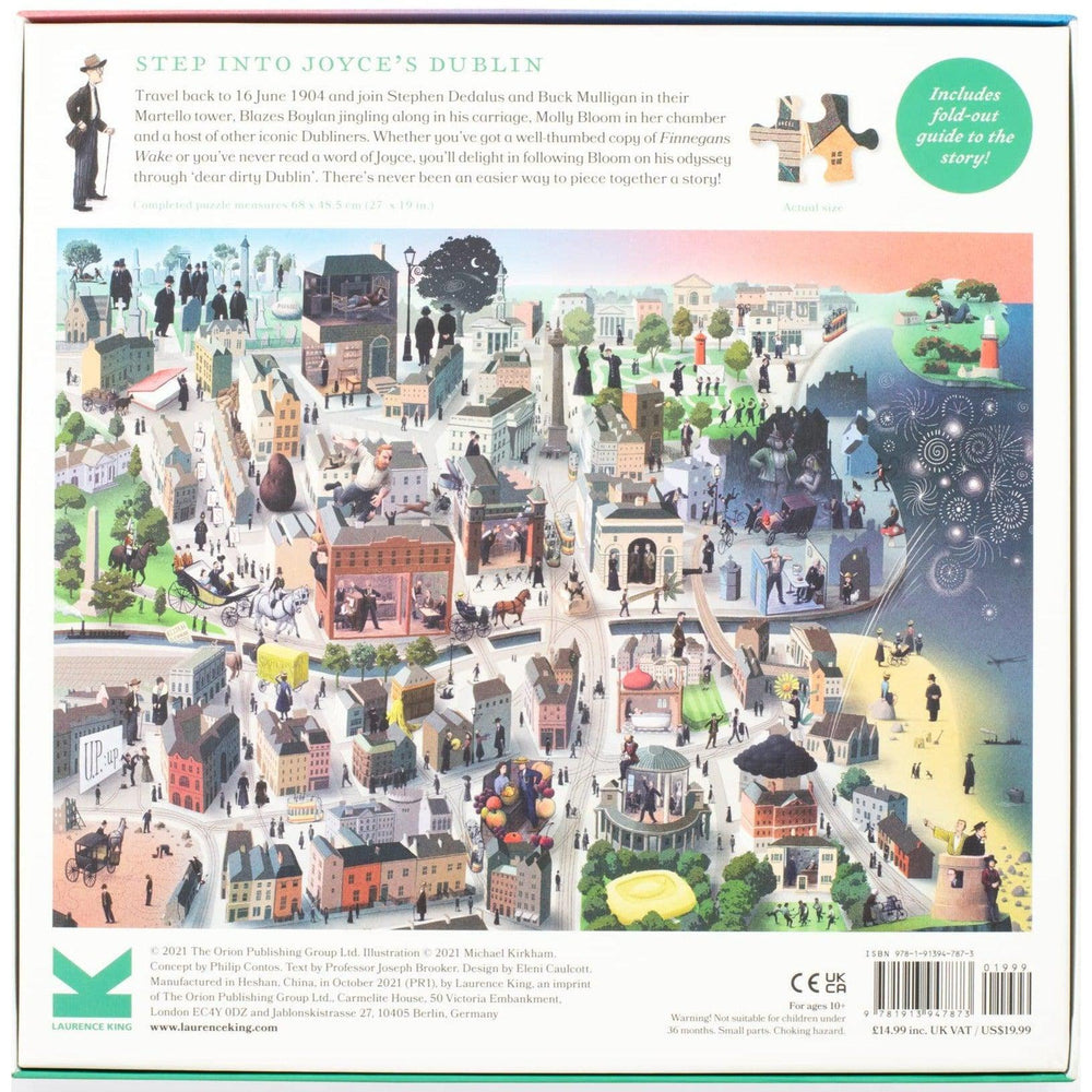 The World of James Joyce Puzzle 1000 Piece Jigsaw Puzzle Laurence King (ONLINE ORDER ONLY)