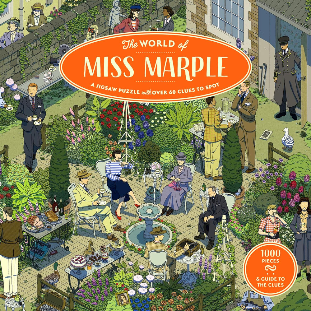 The World of Miss Marple 1000 Piece Jigsaw Puzzle Laurence King (ONLINE ORDER ONLY)