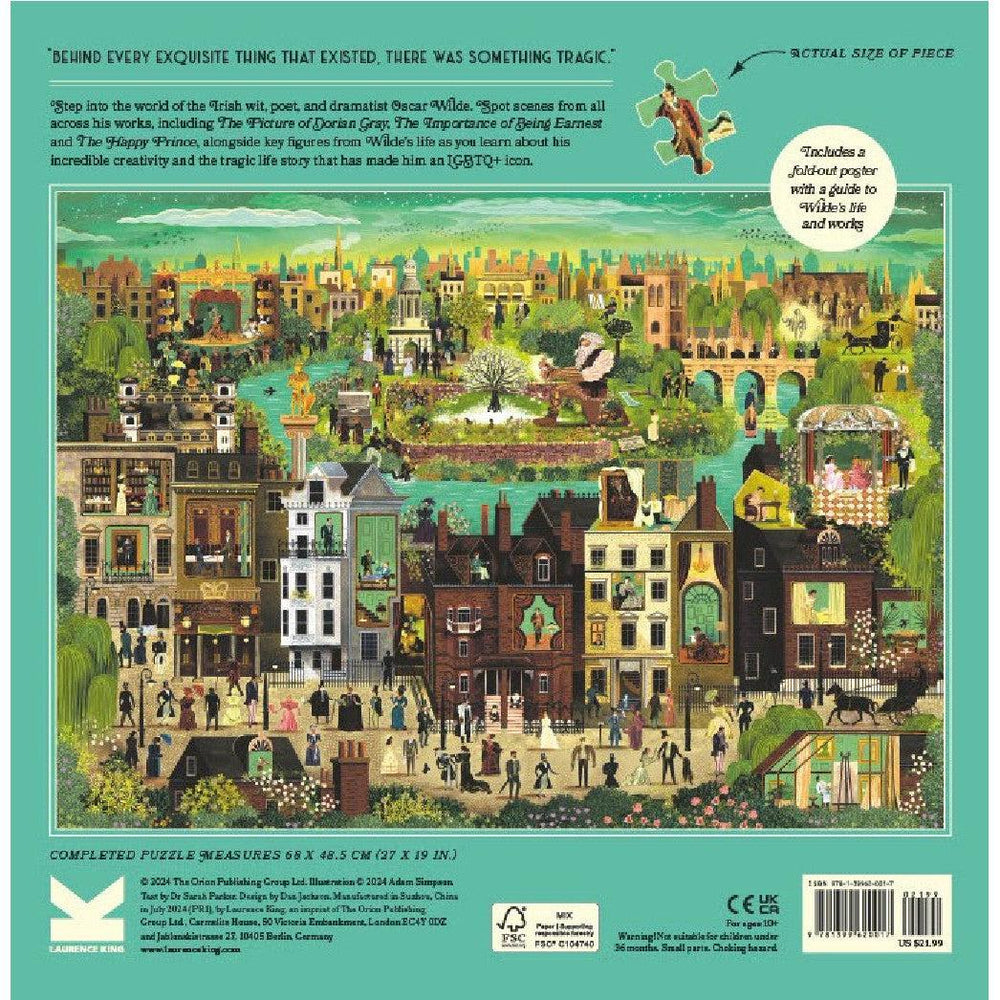The World of Oscar Wilde 1000 Piece Jigsaw Puzzle Laurence King (ONLINE ORDER ONLY)