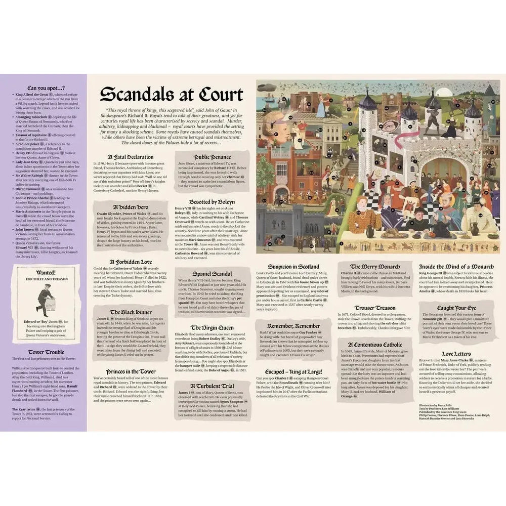 The World of Scandals at Court 1000 Piece Jigsaw Puzzle Laurence King (ONLINE ORDER ONLY)