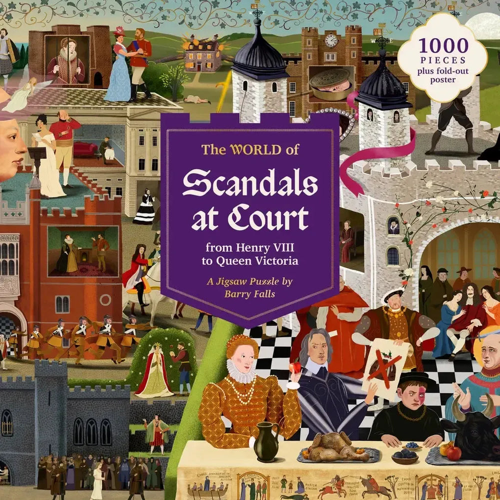The World of Scandals at Court 1000 Piece Jigsaw Puzzle Laurence King (ONLINE ORDER ONLY)
