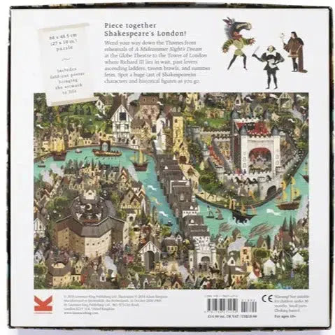 The World of Shakespeare 1000 Piece Jigsaw Puzzle Laurence King (ONLINE ORDER ONLY)