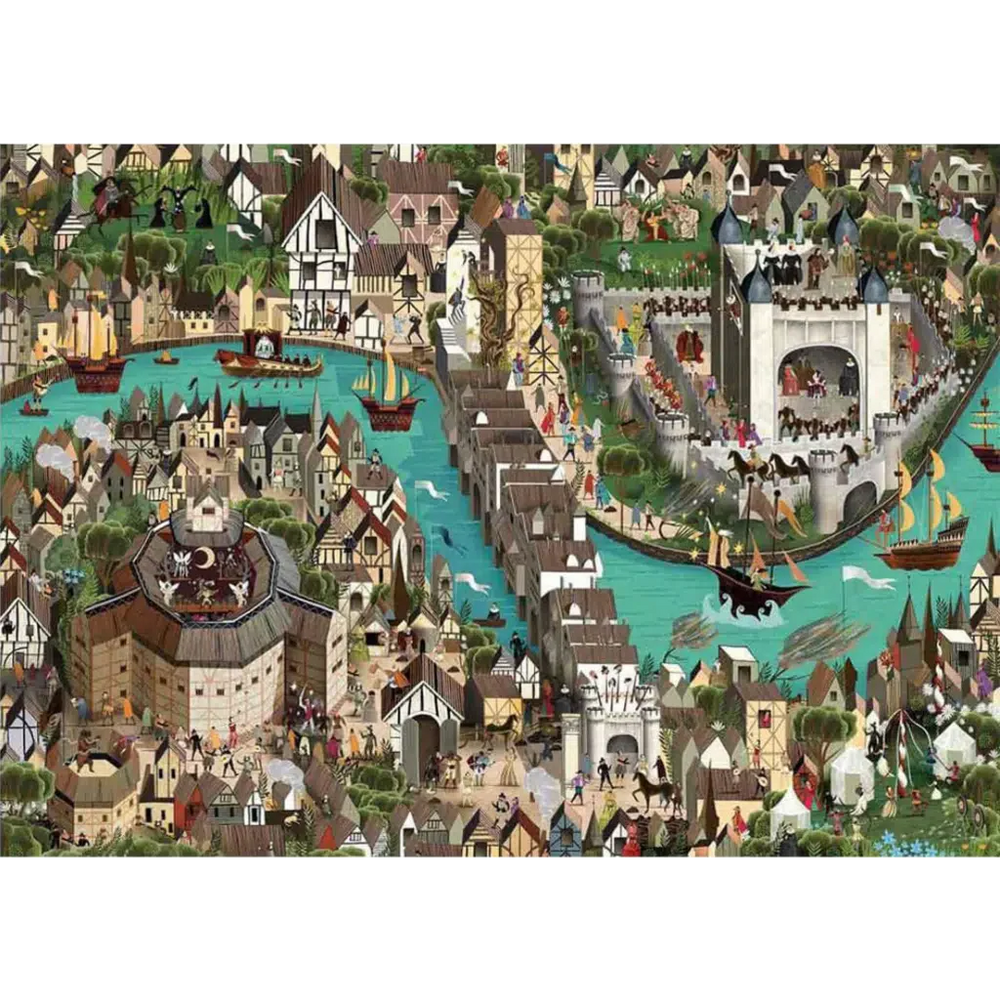 The World of Shakespeare 1000 Piece Jigsaw Puzzle Laurence King (ONLINE ORDER ONLY)