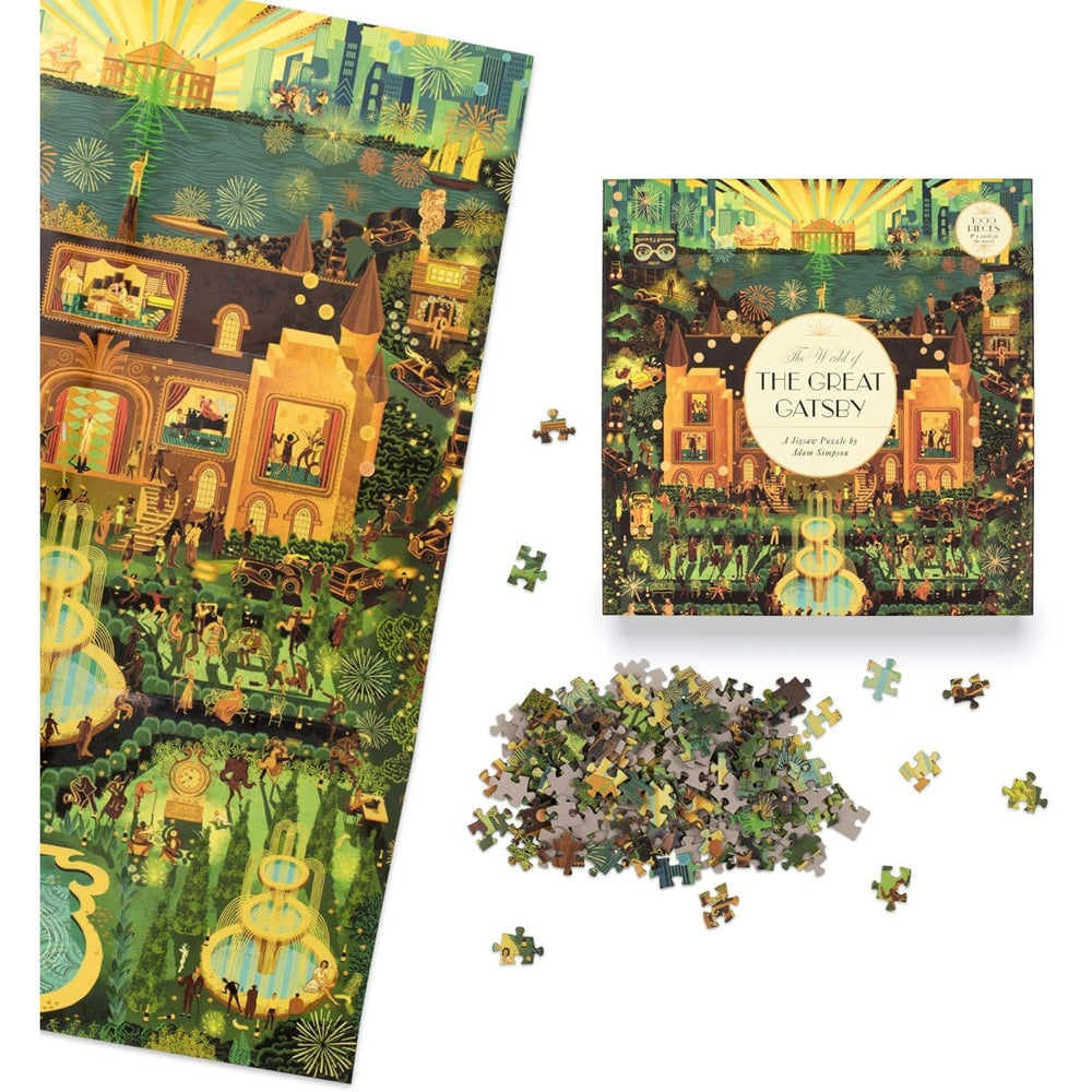 The World of the Great Gatsby 1000 Piece Jigsaw Puzzle Laurence King (ONLINE ORDER ONLY)