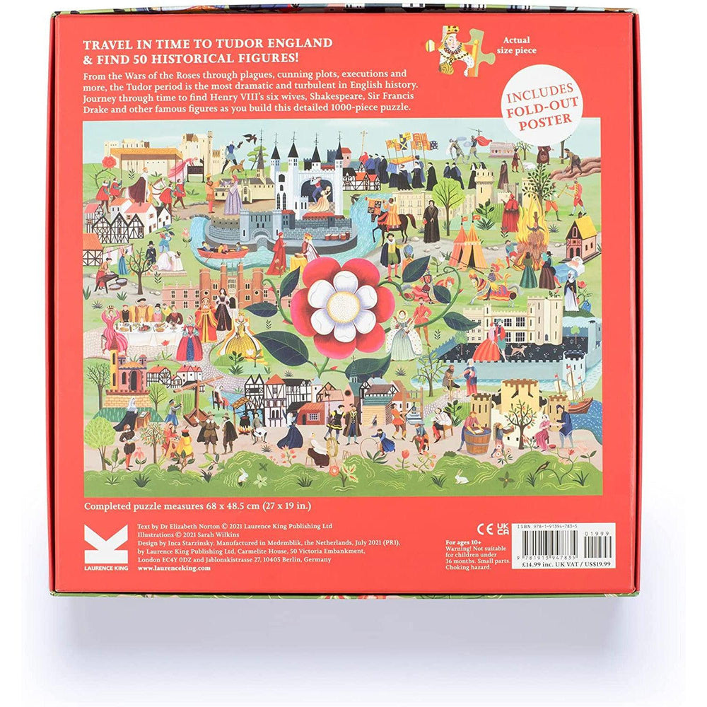The World of the Tudors 1000 Piece Jigsaw Puzzle Laurence King (ONLINE ORDER ONLY)