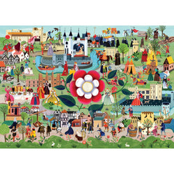 The World of the Tudors 1000 Piece Jigsaw Puzzle Laurence King (ONLINE ORDER ONLY)