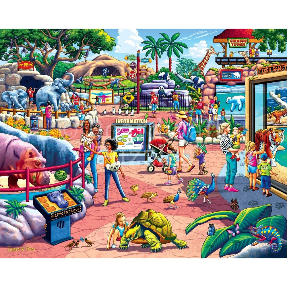 The Zoo 500 Piece Jigsaw Puzzle Boardwalk (ONLINE ORDER ONLY)