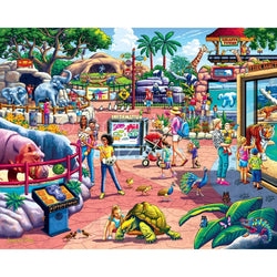 The Zoo 500 Piece Jigsaw Puzzle Boardwalk (ONLINE ORDER ONLY)
