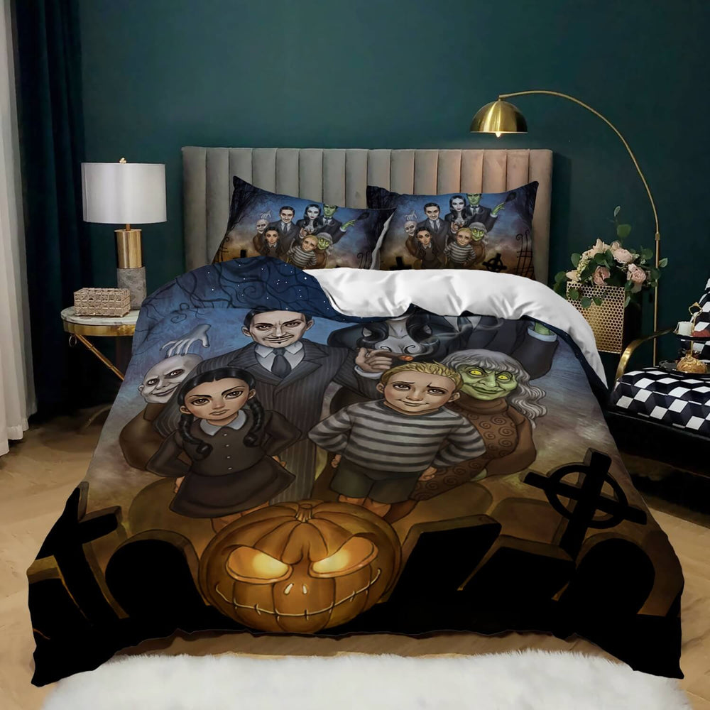 The Addams Family Bedding Set Quilt Cover Without Filler (Online Order Only)