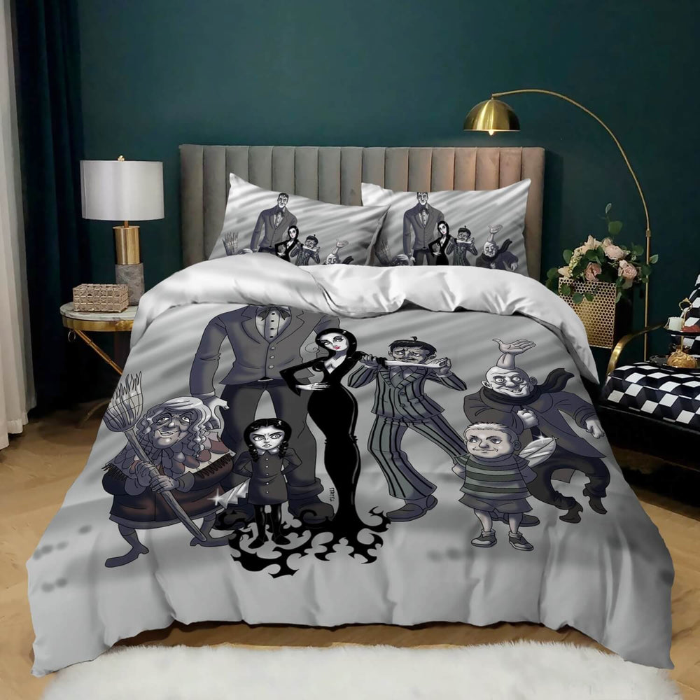 The Addams Family Bedding Set Quilt Cover Without Filler (Online Order Only)