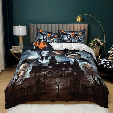 The Addams Family Bedding Set Quilt Cover Without Filler (Online Order Only)