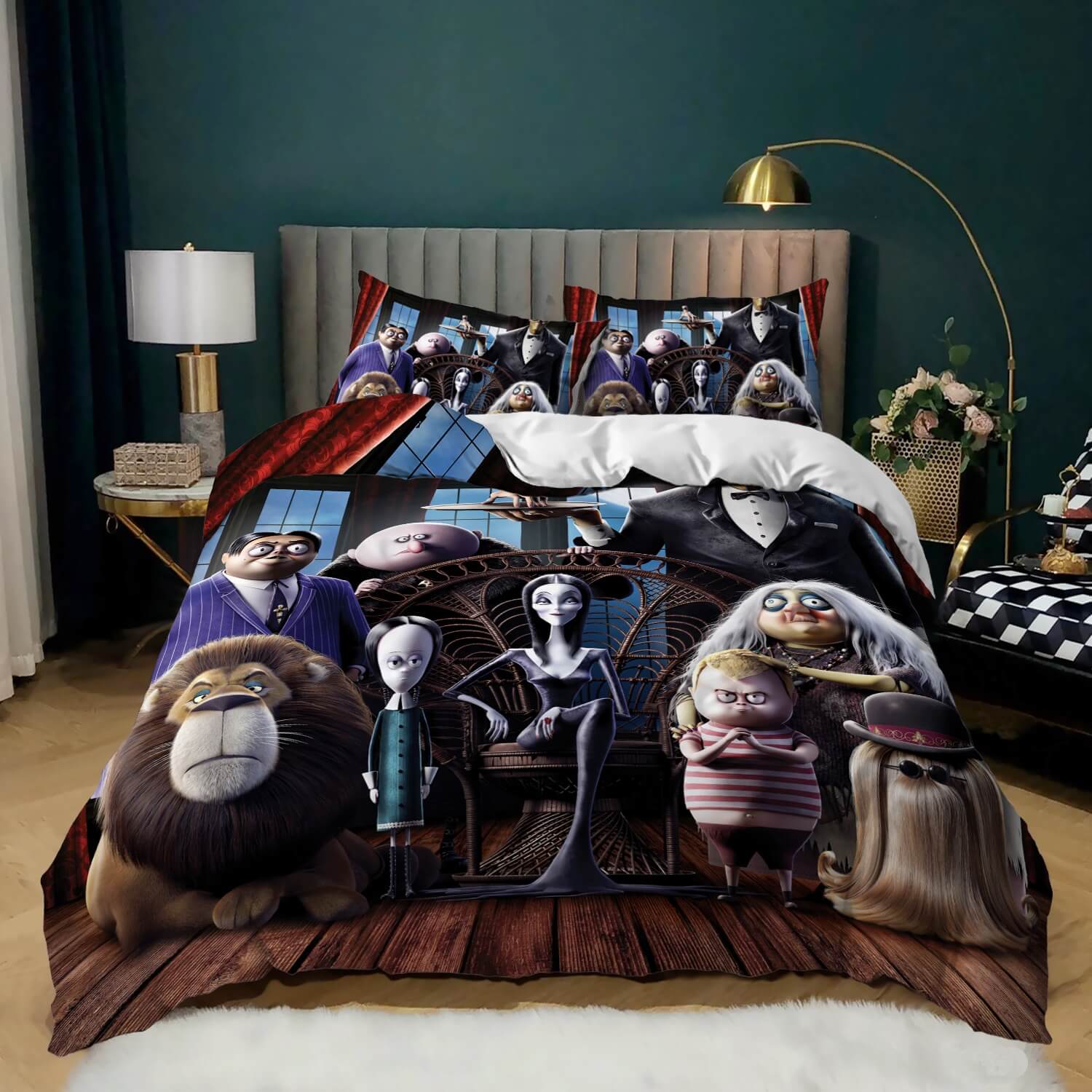 The Addams Family Bedding Set Quilt Cover Without Filler (Online Order Only)