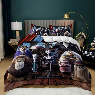 The Addams Family Bedding Set Quilt Cover Without Filler (Online Order Only)