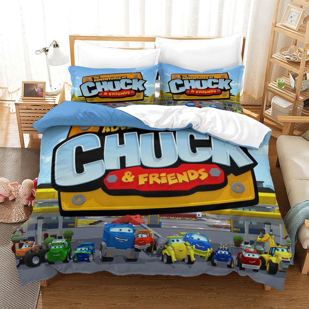 The Adventures Of Chuck And Friends Bedding Set Duvet Cover Without Filler (Online Order Only)