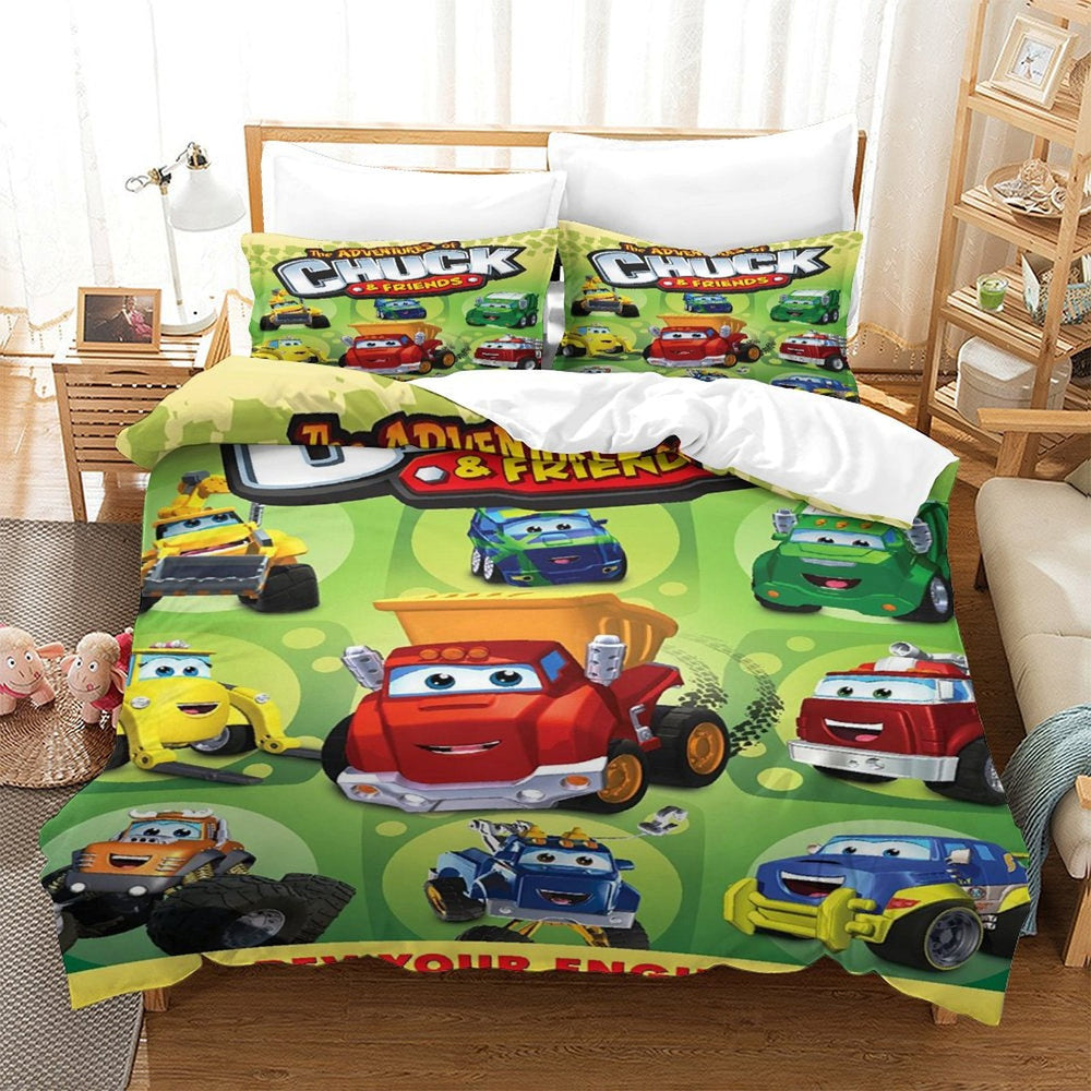 The Adventures Of Chuck And Friends Bedding Set Duvet Cover Without Filler (Online Order Only)