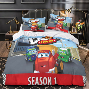 The Adventures Of Chuck And Friends Bedding Set Duvet Cover Without Filler (Online Order Only)