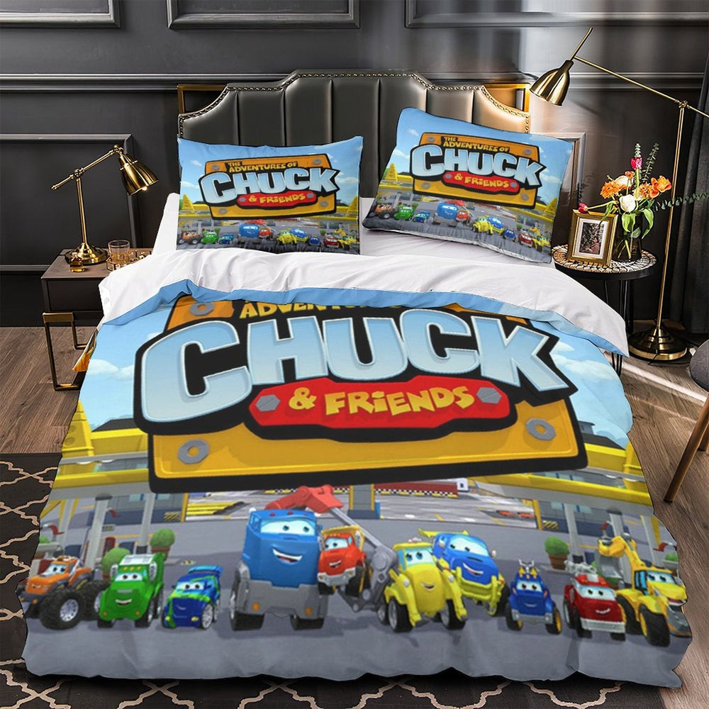 The Adventures Of Chuck And Friends Bedding Set Duvet Cover Without Filler (Online Order Only)