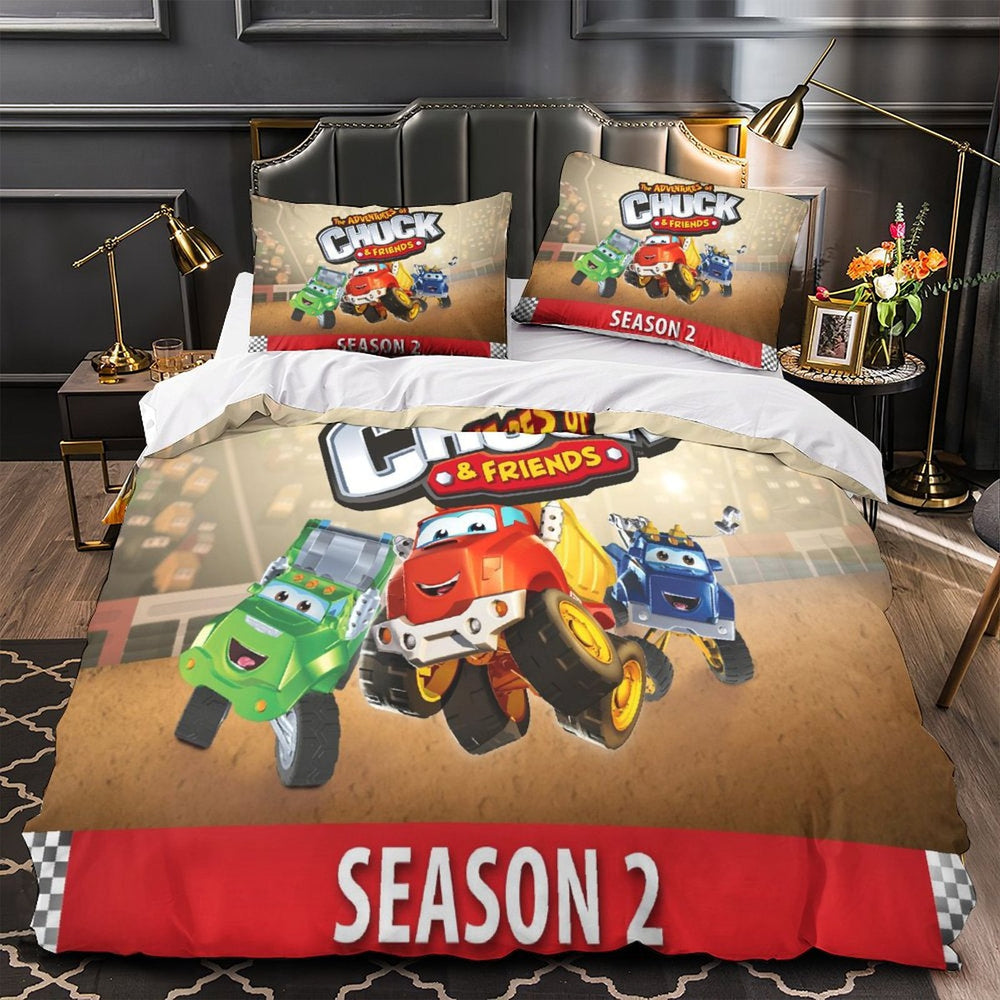 The Adventures Of Chuck And Friends Bedding Set Duvet Cover Without Filler (Online Order Only)