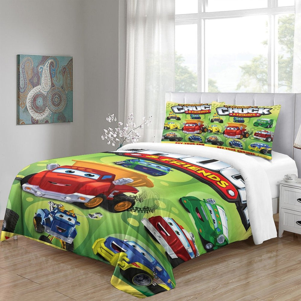 The Adventures Of Chuck And Friends Bedding Set Duvet Cover Without Filler (Online Order Only)