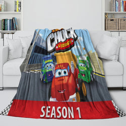 The Adventures Of Chuck And Friends Blanket Flannel Fleece Throw (Online Order Only)