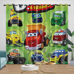 The Adventures Of Chuck And Friends Curtains Blackout Window Drapes (Online Order Only)