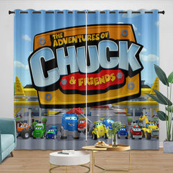 The Adventures Of Chuck And Friends Curtains Blackout Window Drapes (Online Order Only)