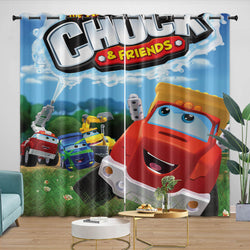 The Adventures Of Chuck And Friends Curtains Blackout Window Drapes (Online Order Only)
